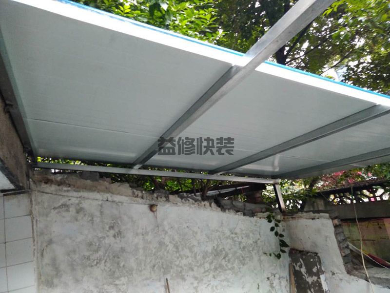 黃岡團風縣安裝夾心彩鋼棚
