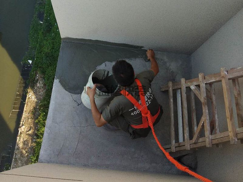 濟南歷城區(qū)陽臺頂部外墻防水