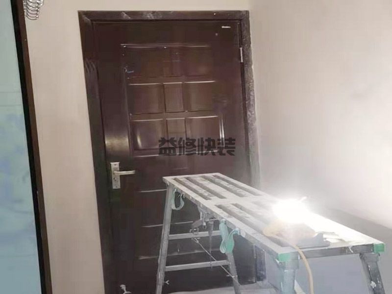 濰坊昌樂(lè)縣墻面刷新烤燈,客廳改造,水管安裝