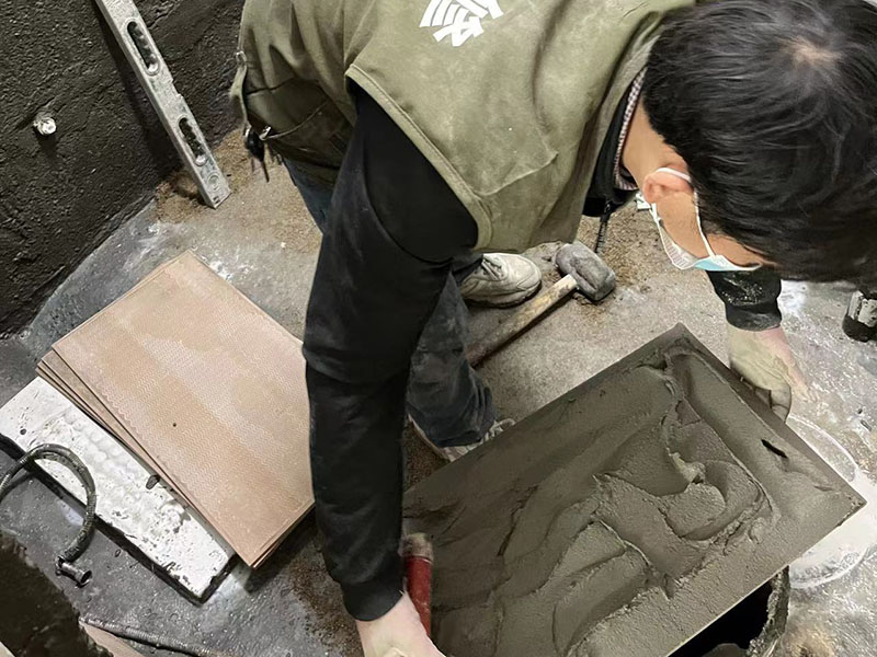 衛(wèi)生間墻磚鋪貼施工案例 | 西安市碑林區(qū)蘭蒂斯城