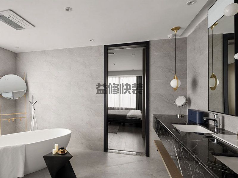 美式風(fēng)格浴室裝修設(shè)計(jì)(圖4)