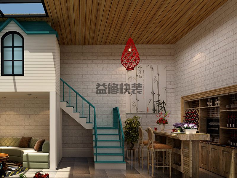 鄉(xiāng)村風格店面裝修設(shè)計(圖3)