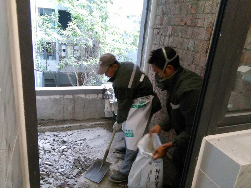 紫薇田園都市陽臺改造裝修(圖1)