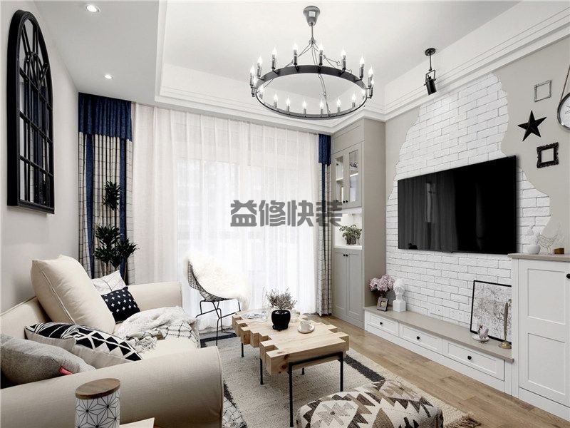客廳后現(xiàn)代風(fēng)格裝修怎么樣,客廳后現(xiàn)代風(fēng)格裝修配什么樣的家具？(圖2)