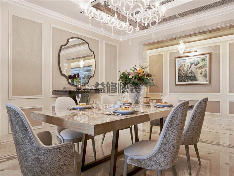 餐廳古典風格裝修一般要多少錢,餐廳古典風格裝修什么地板合適？(圖3)
