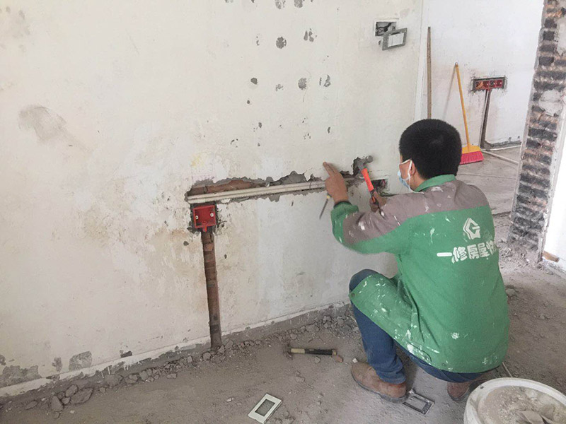 天津津南區(qū)客廳電路改造