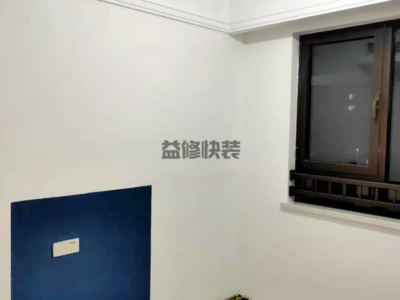 長沙開福區(qū)客廳墻面局部改色,水電改造(圖2)