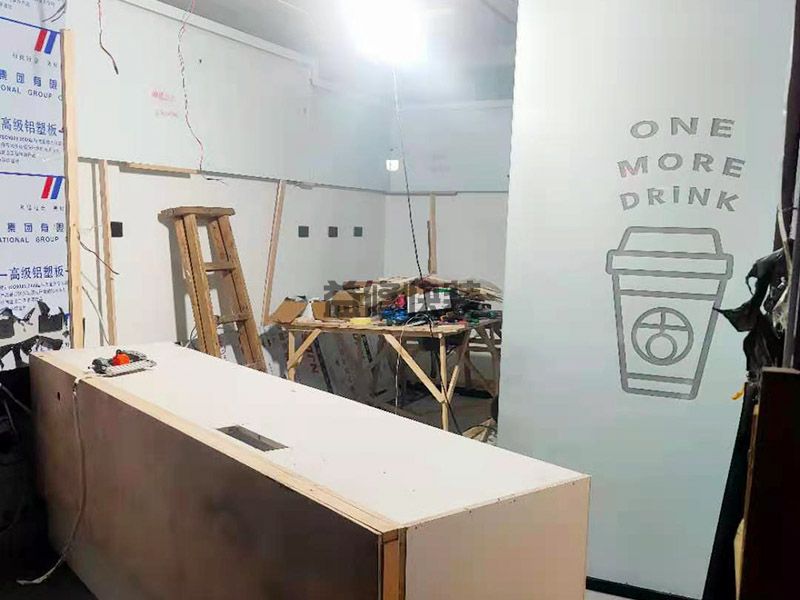 廣安廣安區(qū)門店吧臺裝修,水管安裝,墻面粉刷(圖3)
