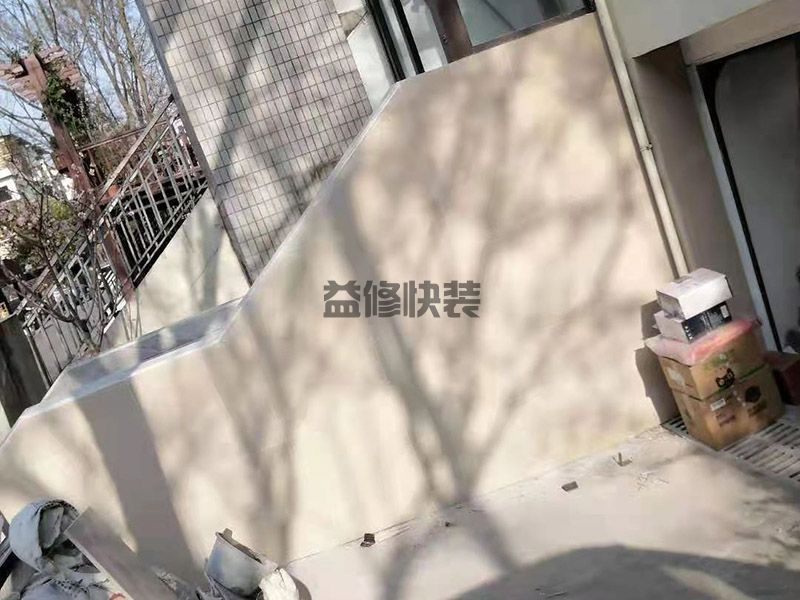 洛陽伊川縣庭院瓷磚鋪貼完工,舊房改造(圖2)