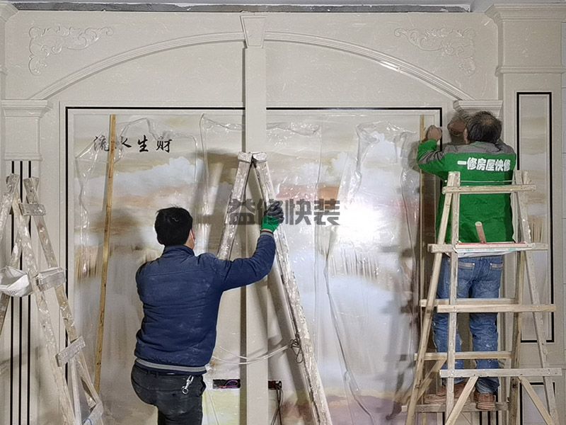 新中式風(fēng)格客廳_新中式風(fēng)格客廳的特點_新中式風(fēng)格客廳用什么燈(圖3)
