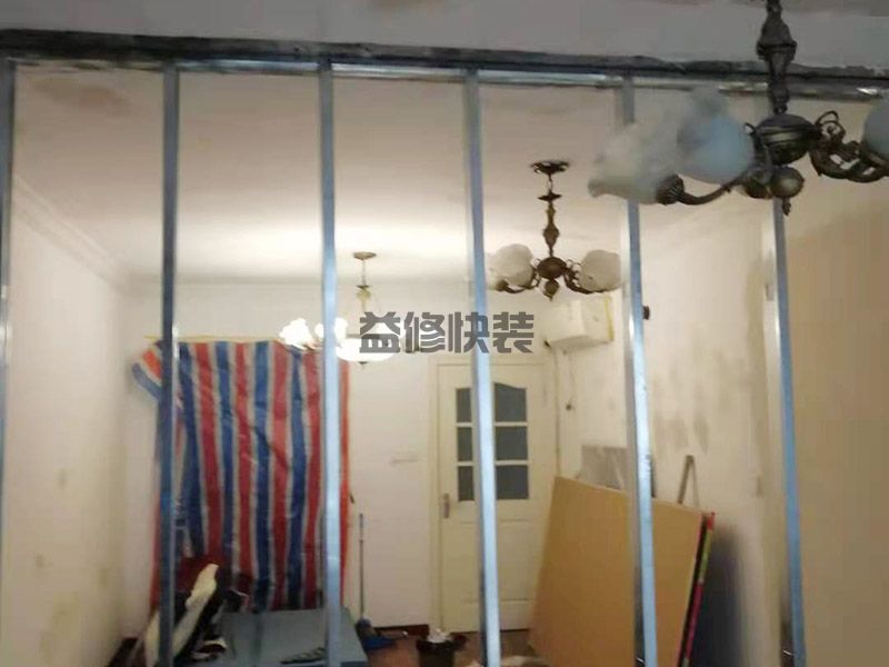 天津南開區(qū)電視背景墻裝飾裝修,舊房改造,墻面翻新(圖2)