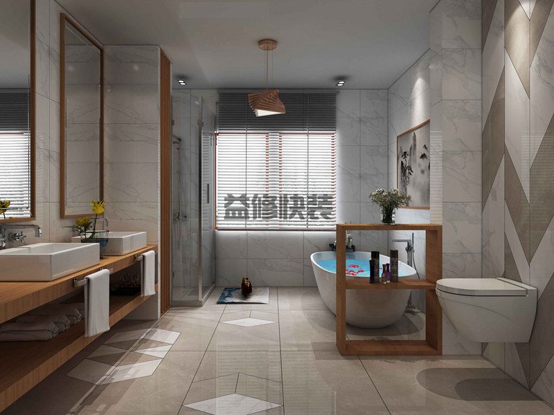 小衛(wèi)生間裝修有哪些小技巧，怎么才能讓空間看起來(lái)更大(圖2)